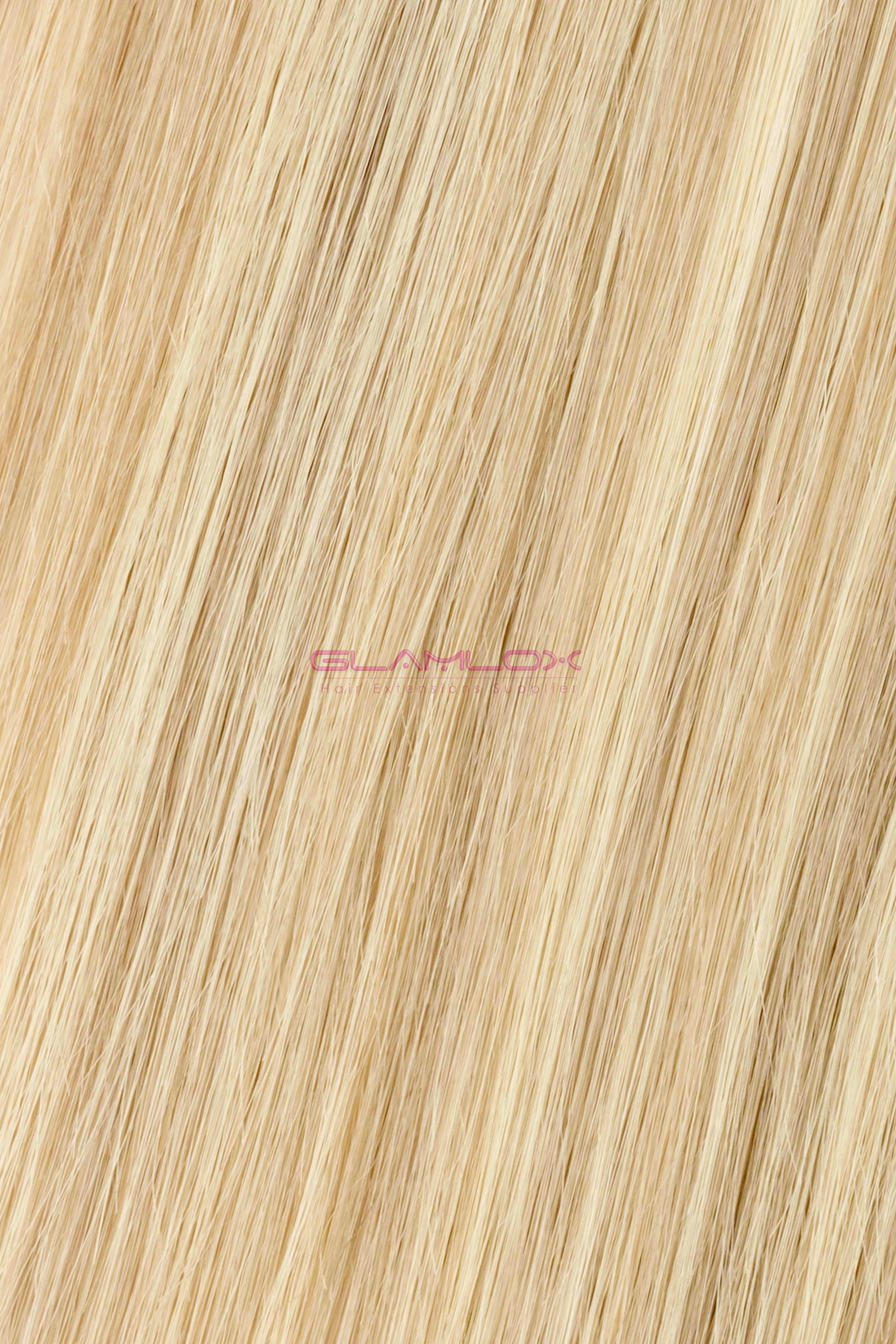 24"-25" Nano Ring Hair Extensions - Russian Mongolian Double Drawn Remy Human Hair - 20 Strands