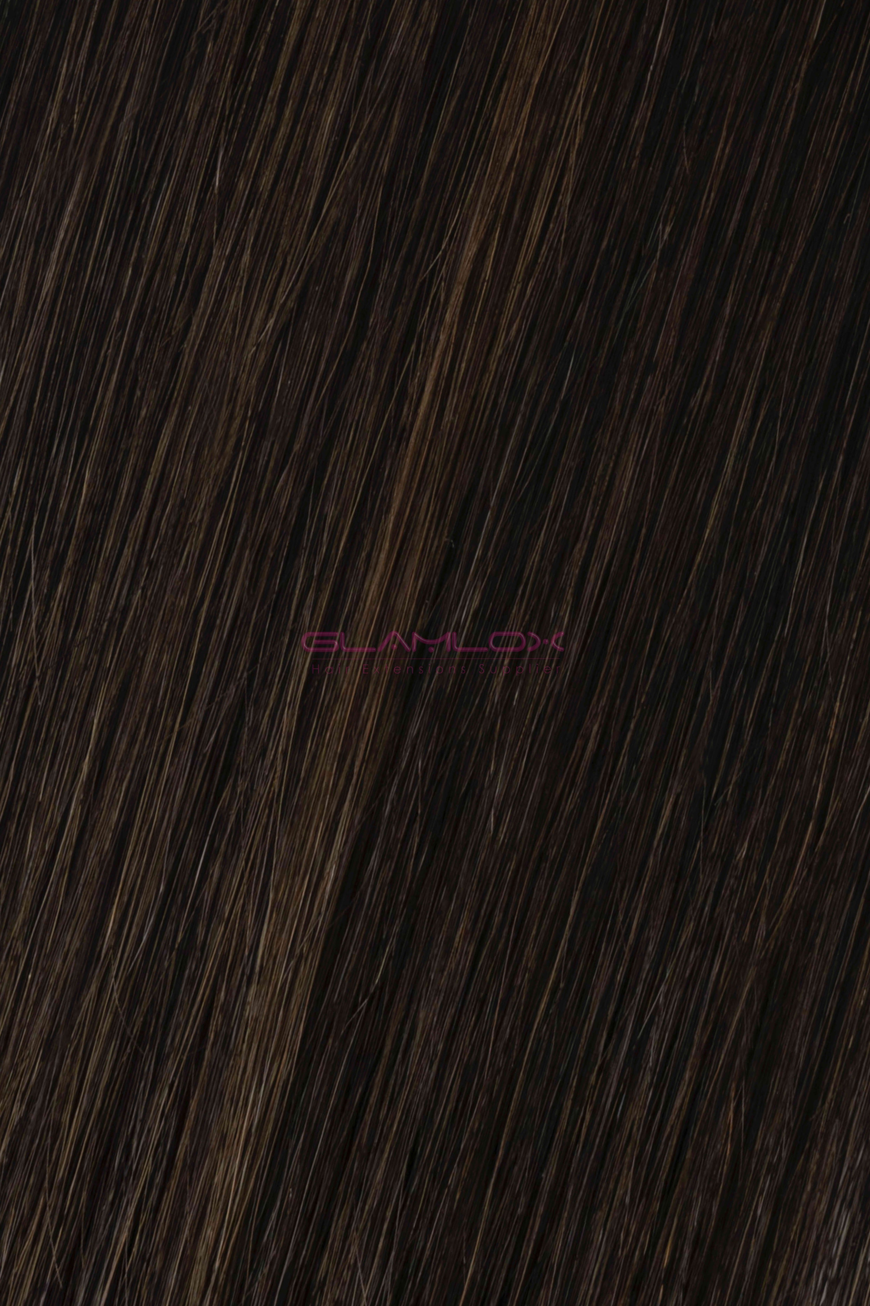 20" - 21" Half Weft Hair Extensions - Russian Mongolian Natural Ratio Remy Human Hair