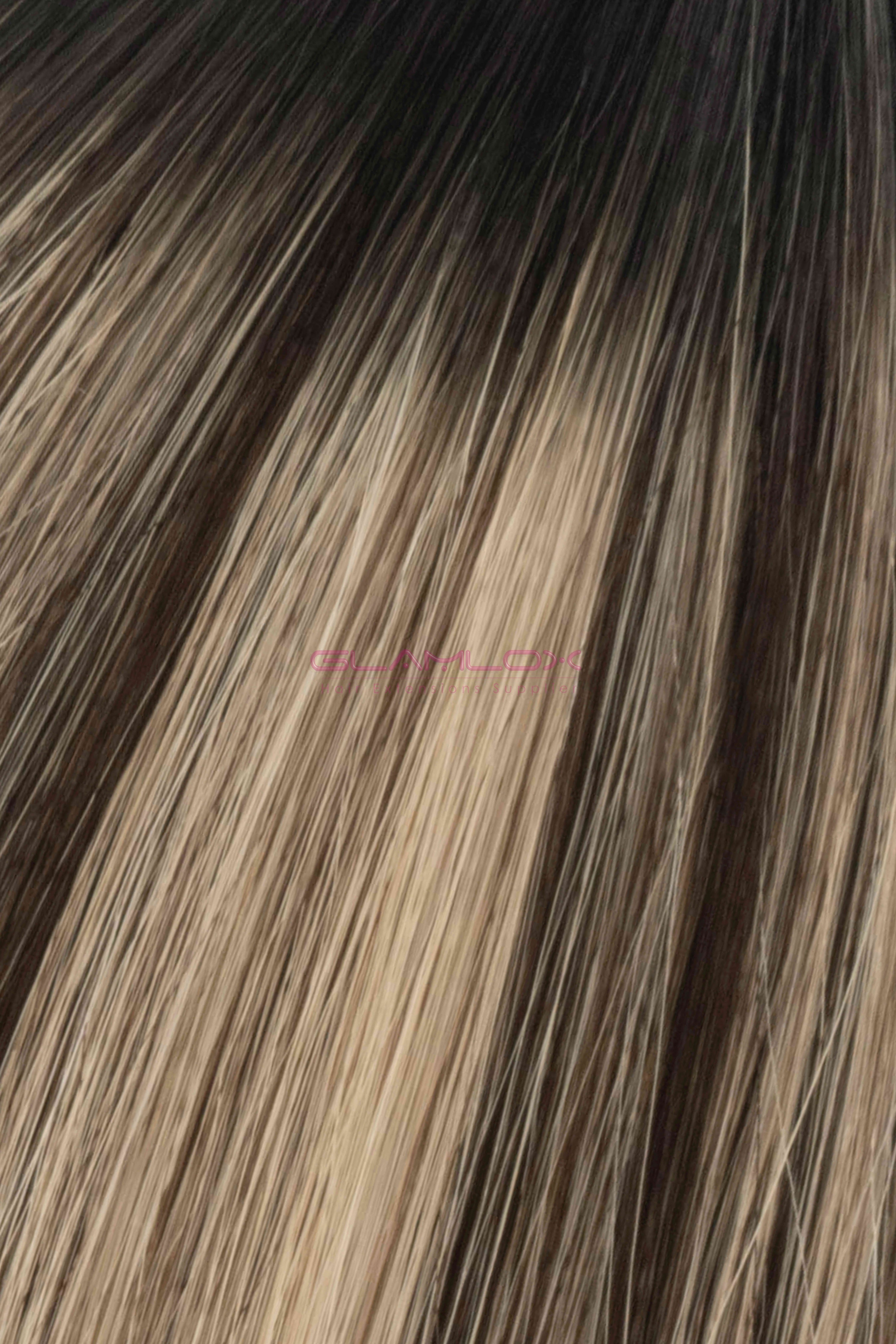 24"-25" Nano Ring Hair Extensions - Russian Mongolian Double Drawn Remy Human Hair - 100 Strands