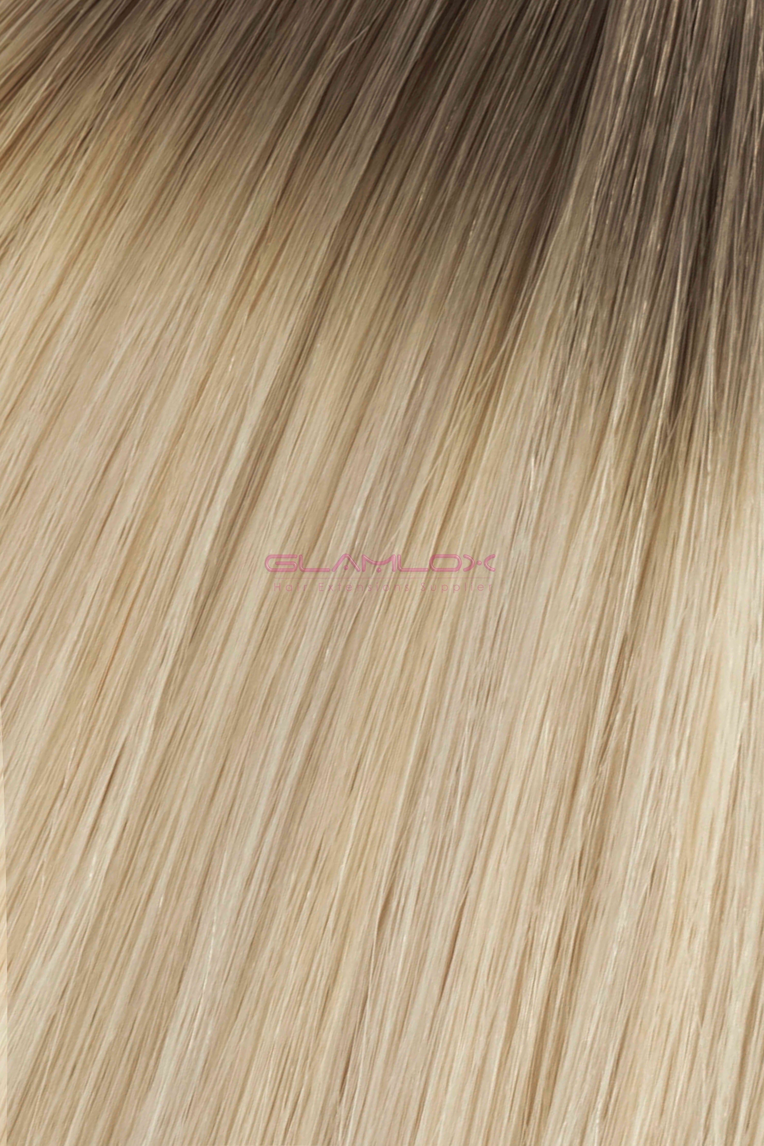 18" Half Weft Hair Extensions - Russian Mongolian Double Drawn Remy Human Hair