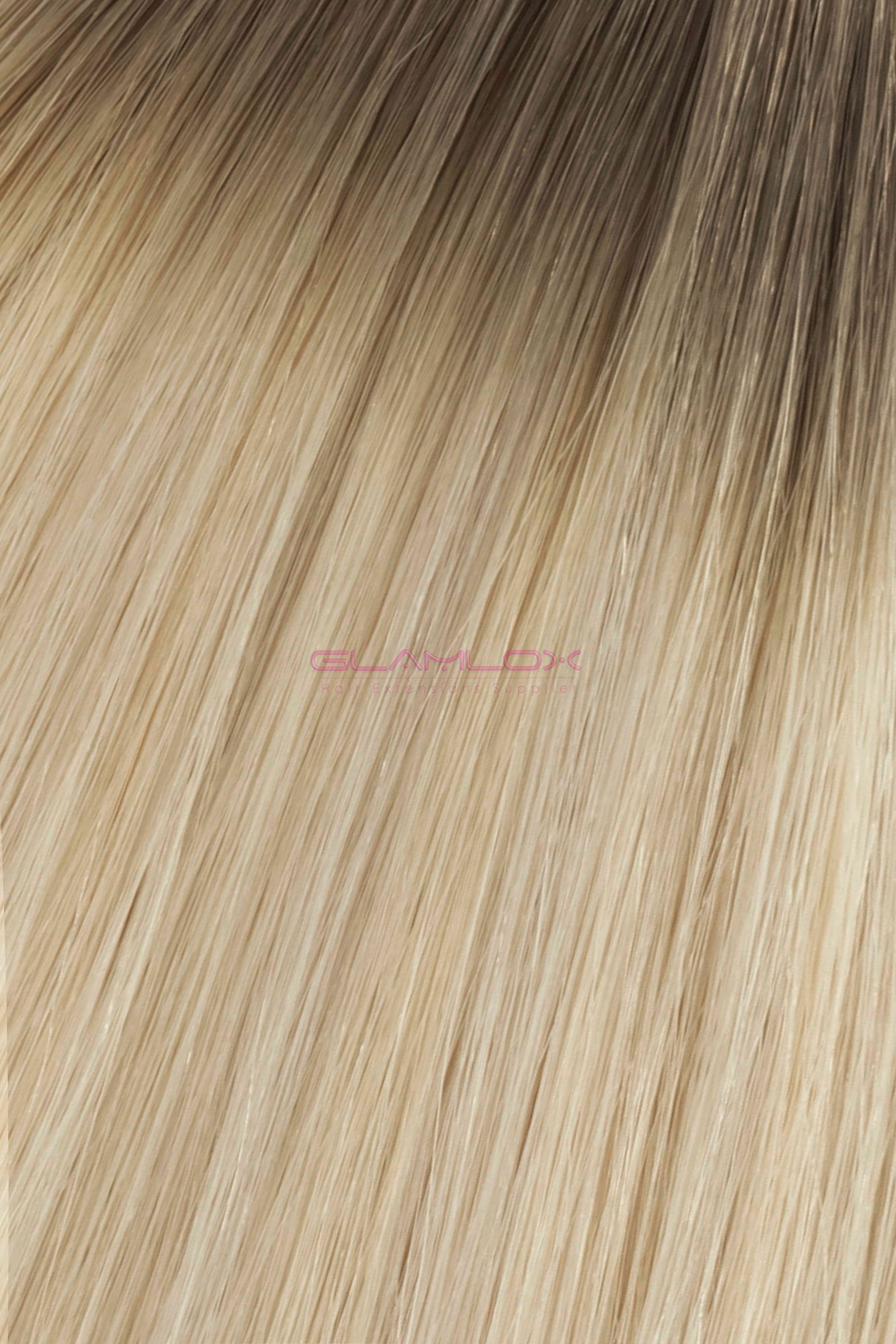 24"-25" Nano Ring Hair Extensions - Russian Mongolian Double Drawn Remy Human Hair - 20 Strands