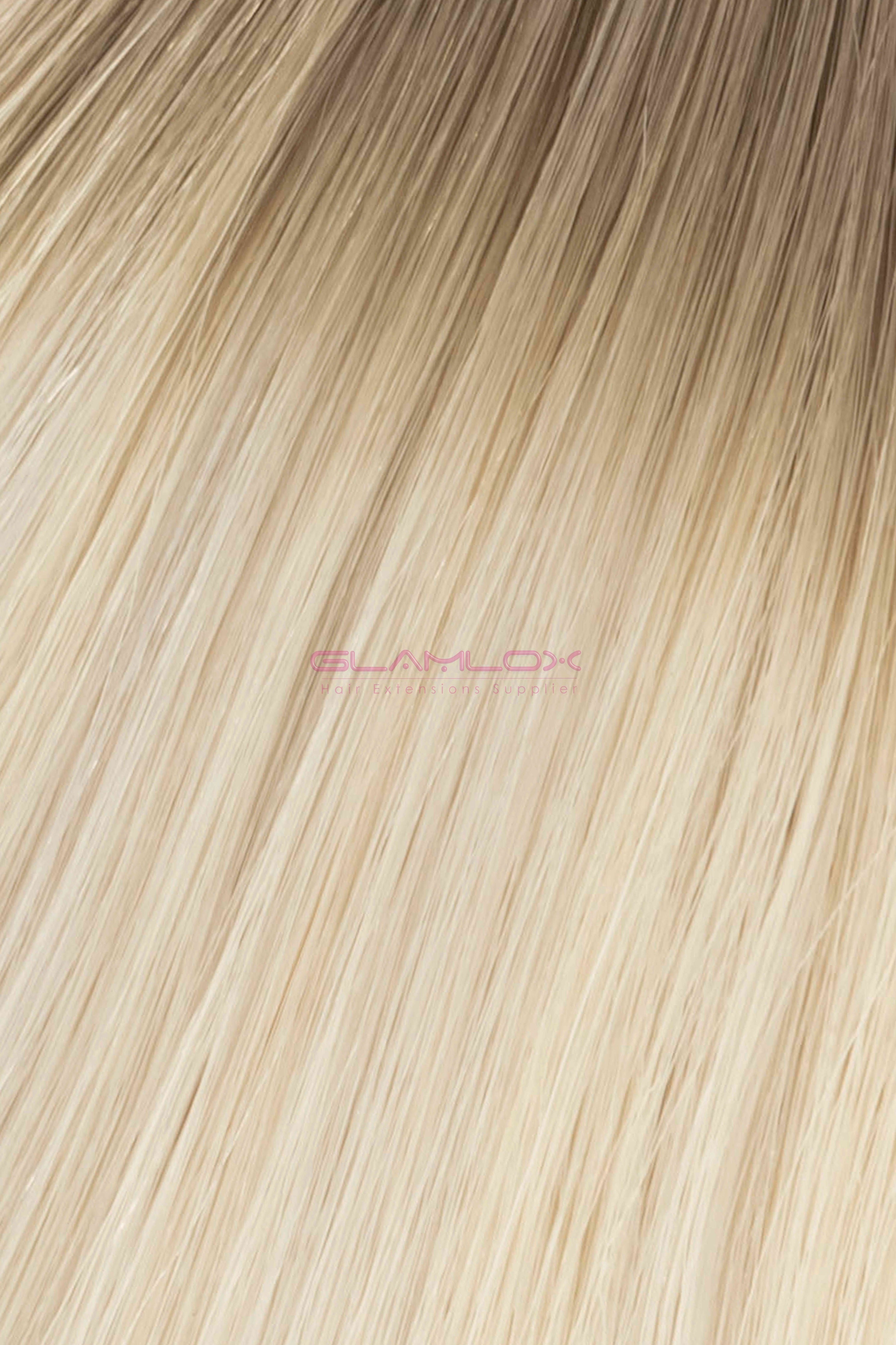 24"-25" Nano Ring Hair Extensions - Russian Mongolian Double Drawn Remy Human Hair - 100 Strands