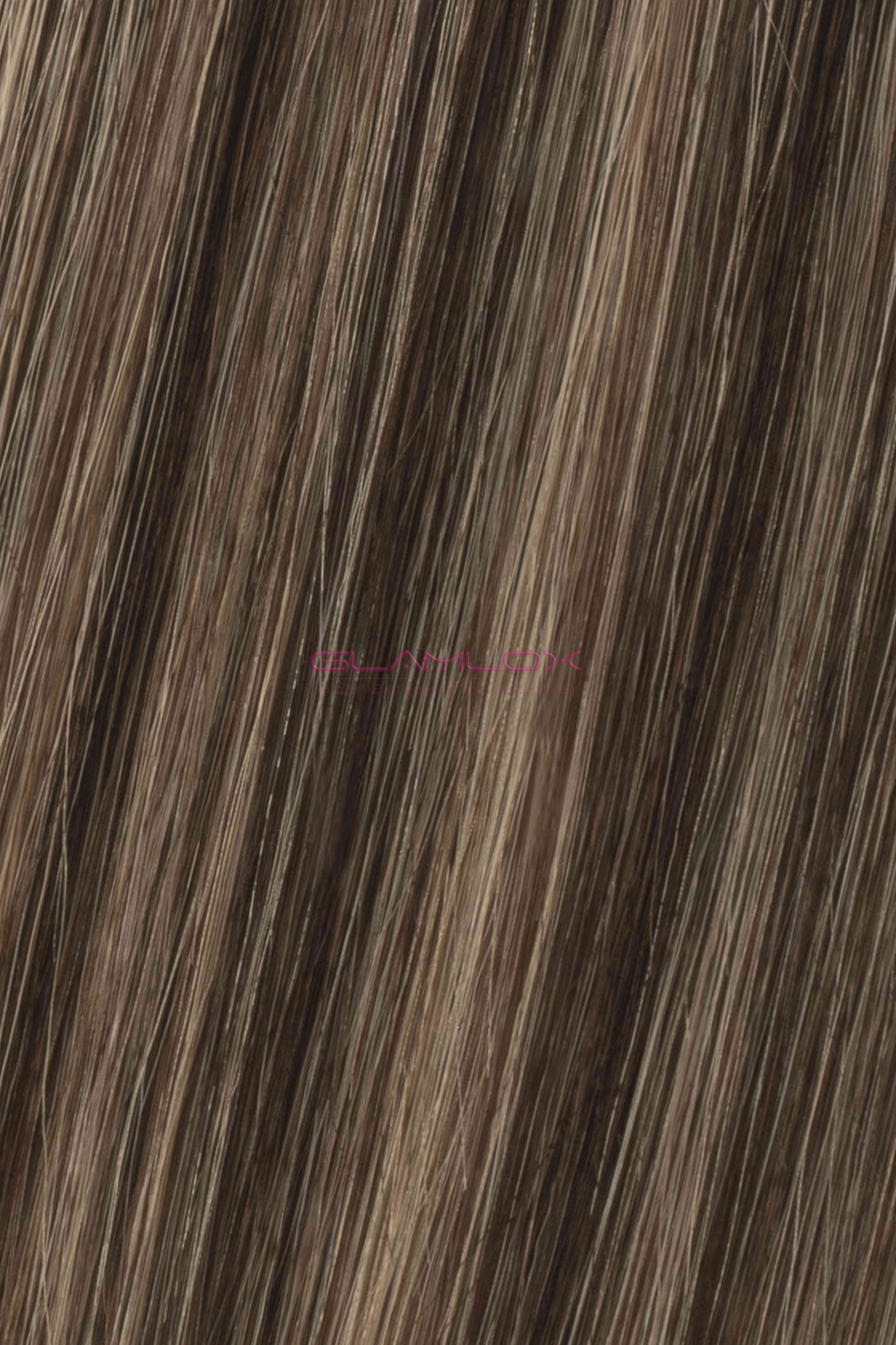 24"-25" Nano Ring Hair Extensions - Russian Mongolian Double Drawn Remy Human Hair - 100 Strands